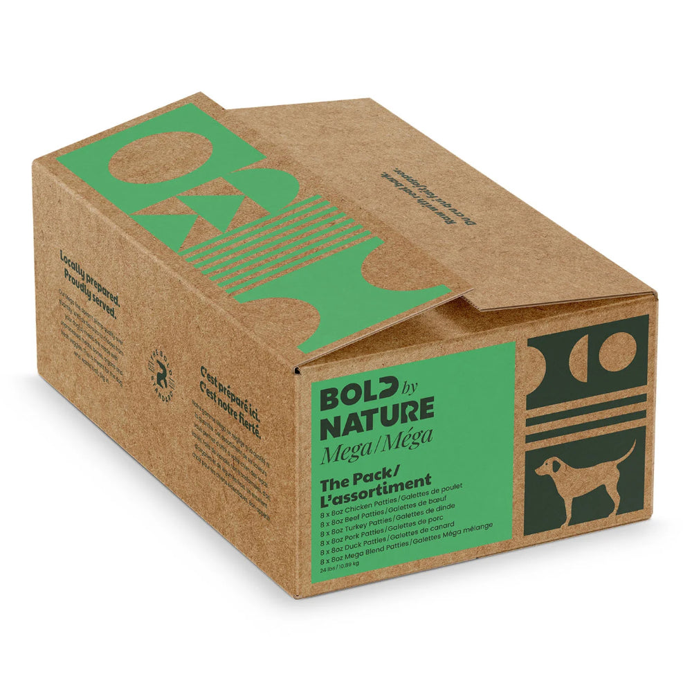 Bold by Nature The Pack: Mega Variety Raw Dog Food