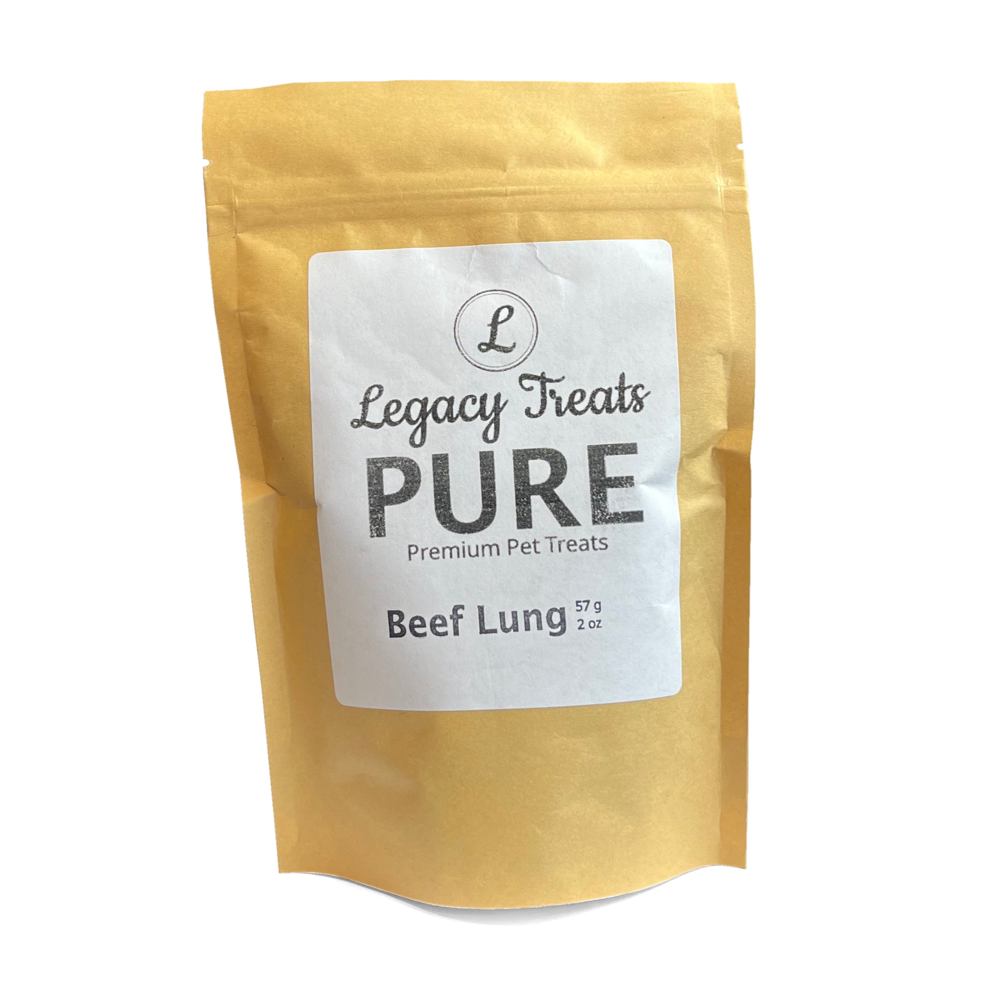 Legacy Treats Pure Beef Lung Dog Treats