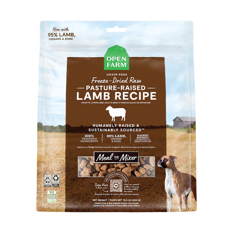 Open Farm Lamb Freeze-Dried Raw Dog Food