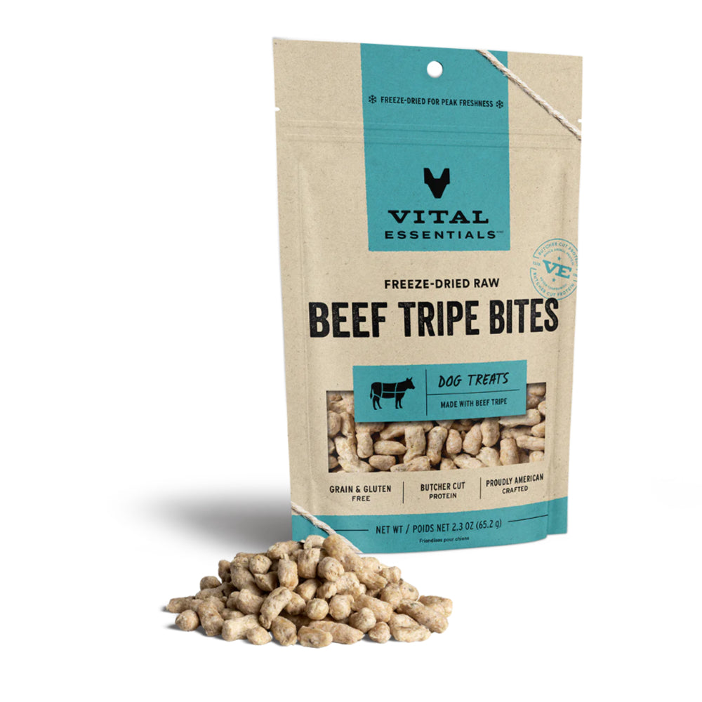 Vital Essentials Beef Tripe Freeze-Dried Dog Treats