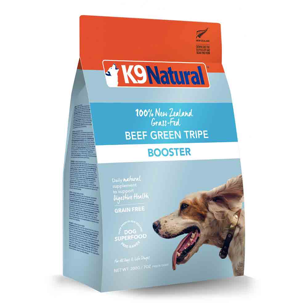 K9 Natural Beef Green Tripe Freeze-Dried Booster Dog Food Topper