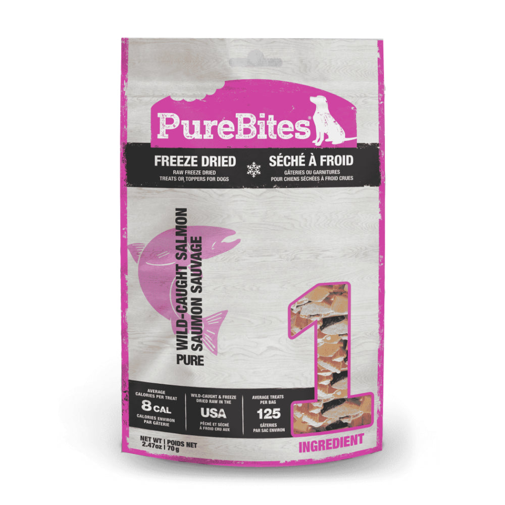 PureBites Salmon Freeze-Dried Dog Treats