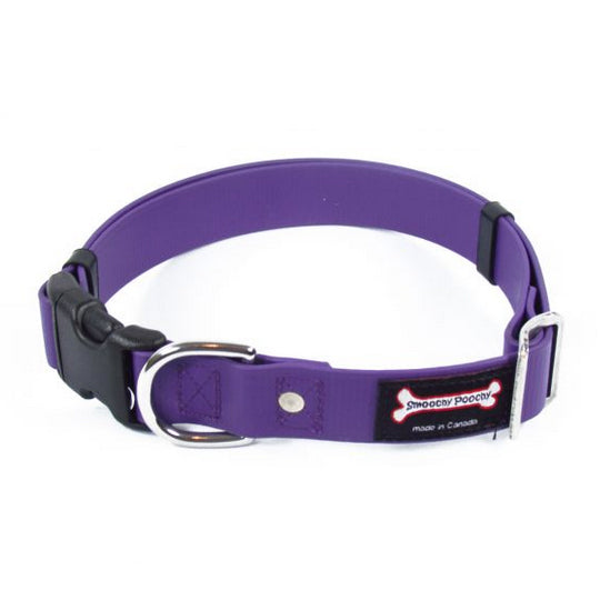 Smoochy Poochy Purple Polyvinyl Collar for Dogs