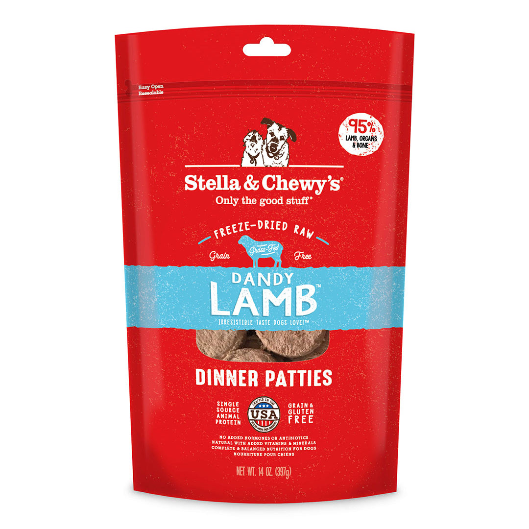 Stella & Chewy’s Lamb Freeze-Dried Raw Dinner Patties Dog Food