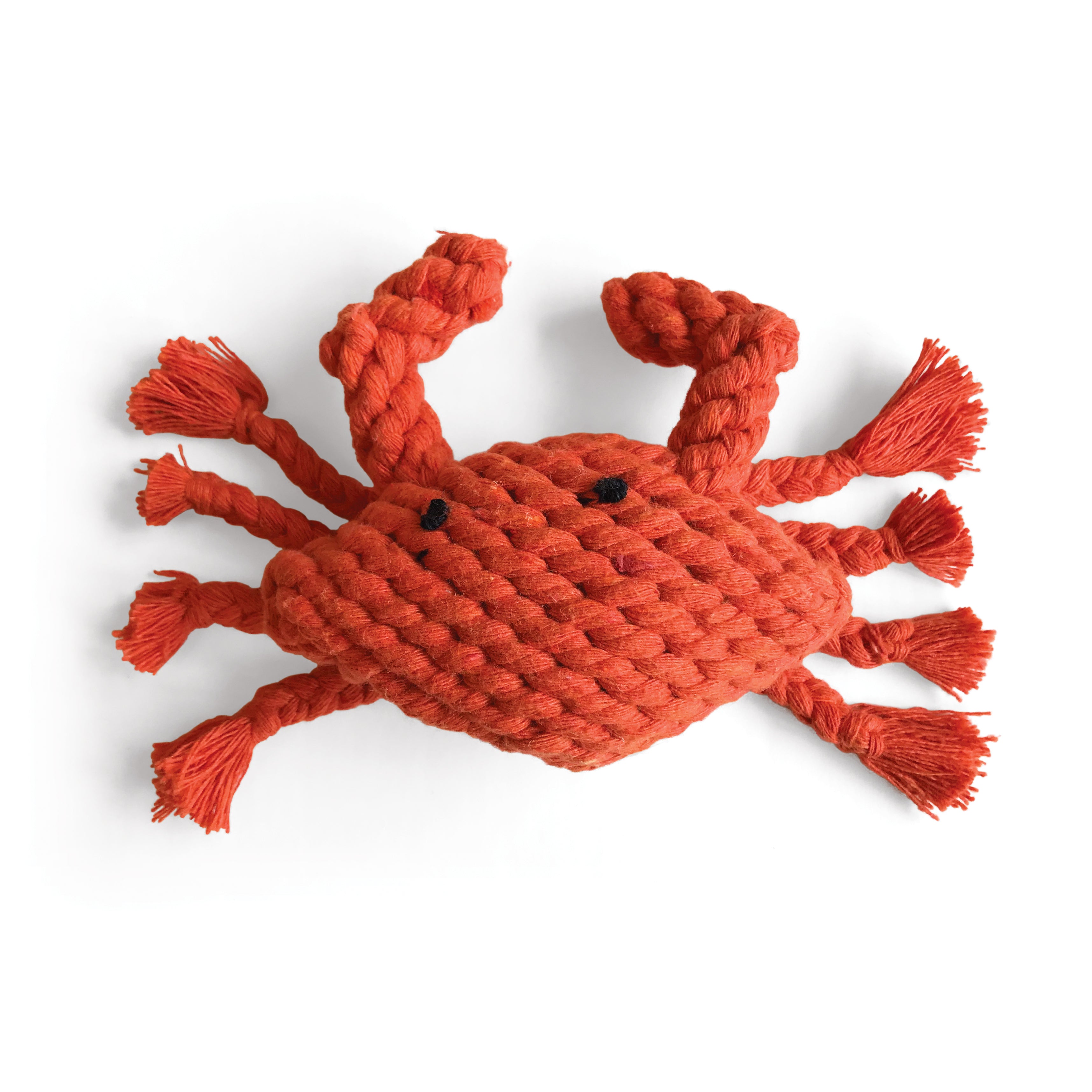 Timmie Carlaw the Crab Rope Dog Toy