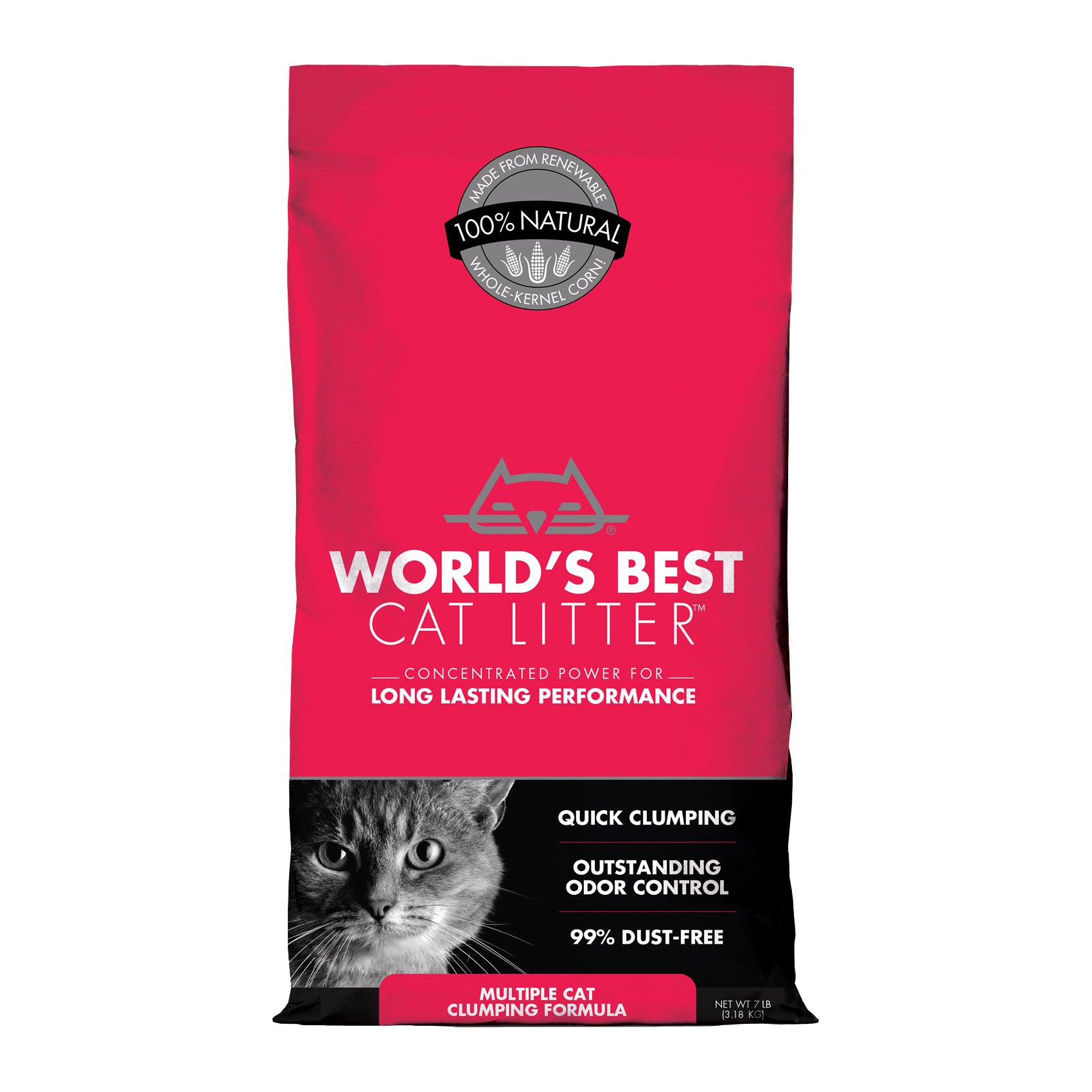 World's Best Multiple Cat Clumping Cat Litter