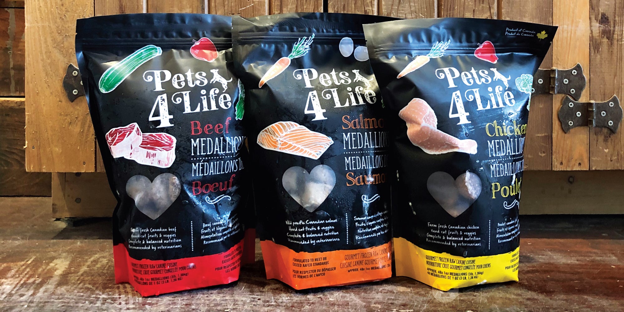 Introducing Pets4Life Frozen Raw Food