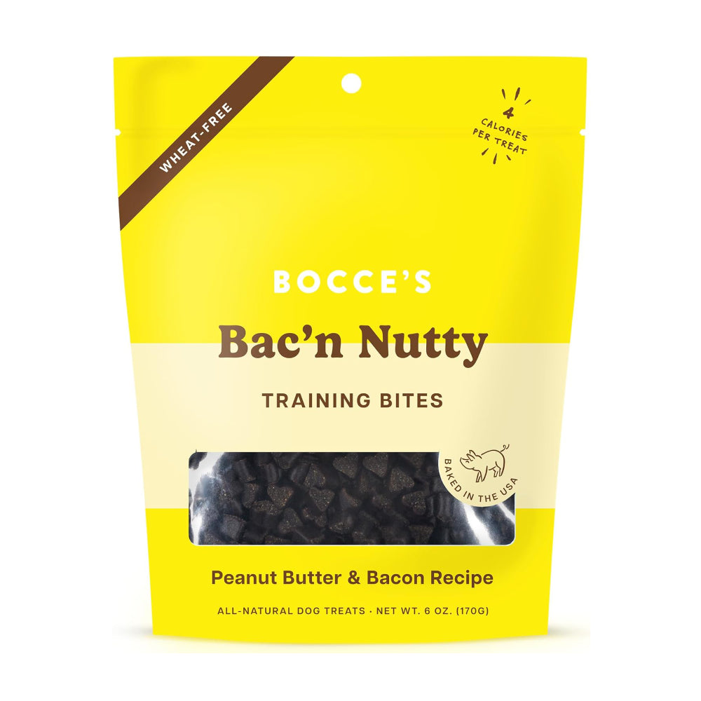 Bocce's Bakery Bac'N Nutty Training Bites Dog Treats