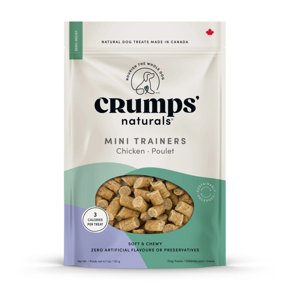 Crumps' Naturals Semi Moist Chicken Mini Trainers Dog Treats