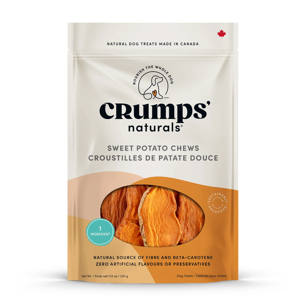 Crumps' Naturals Sweet Potato Chews Dog Treats