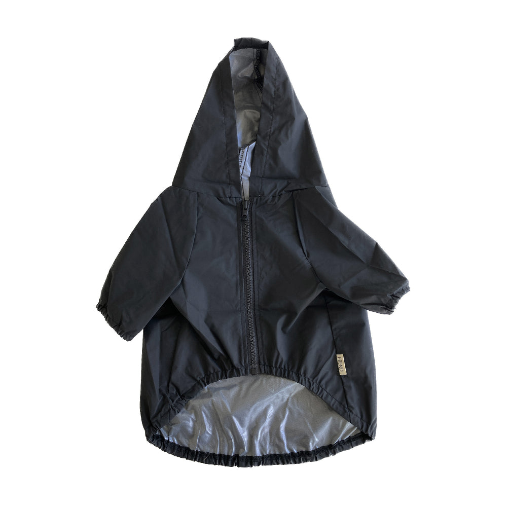 FREND Black Raincoat for Dogs