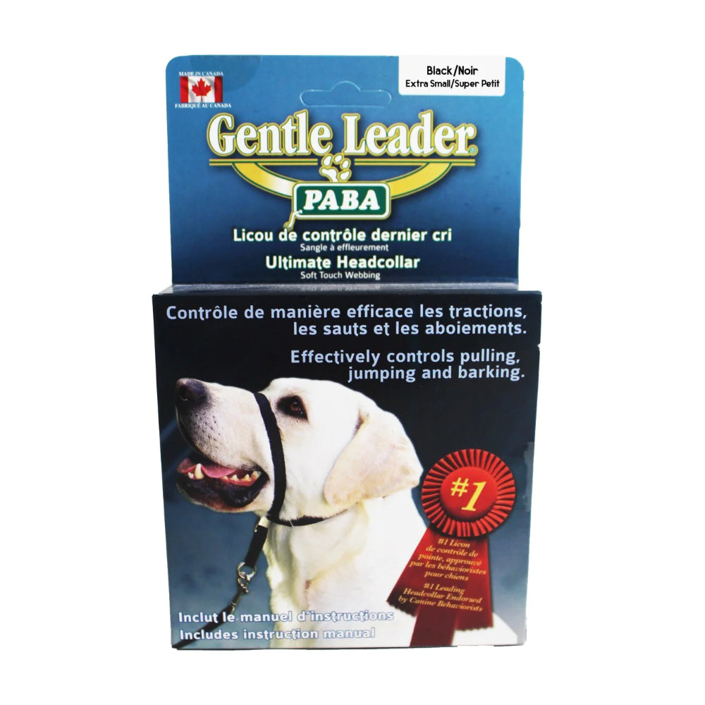Gentle Leader Black Headcollar for Dogs