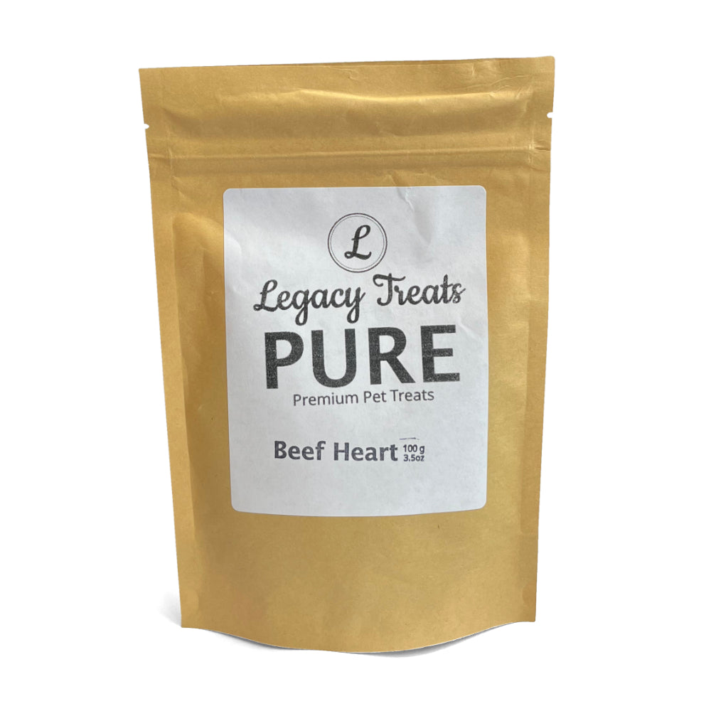 Legacy Treats Pure Beef Heart Dog Treats