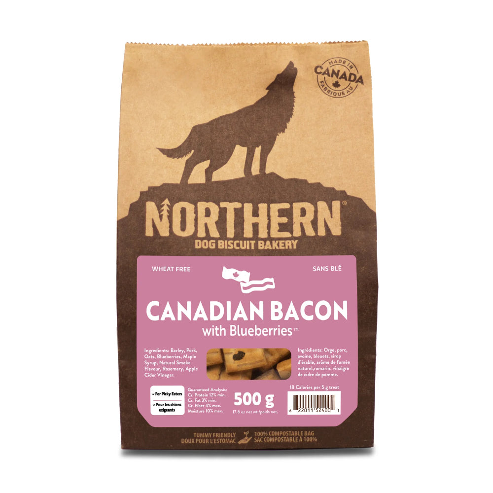 Northern Biscuit Canadian Bacon with Blueberries Dog Treats
