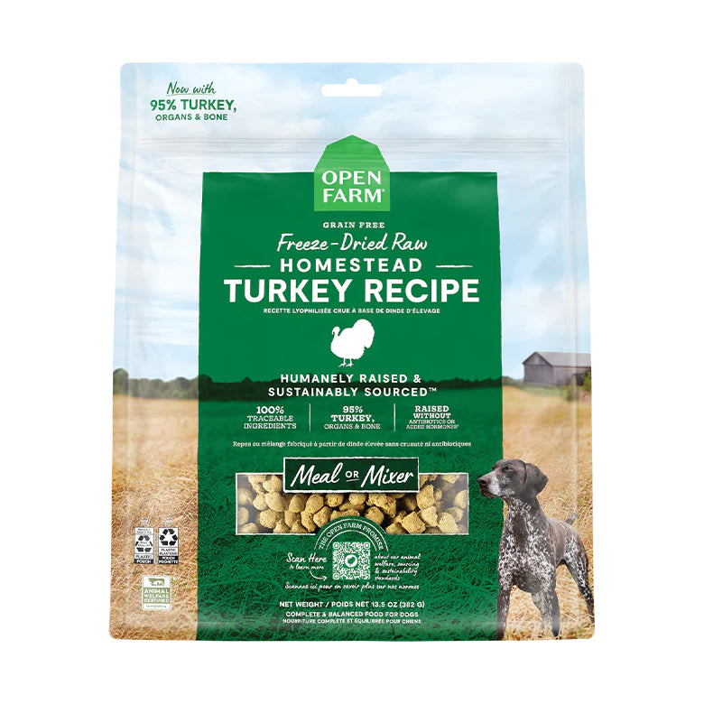 Open Farm Turkey Freeze-Dried Raw Dog Food