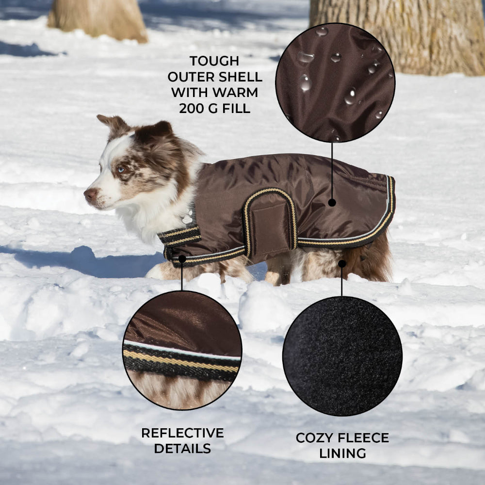Shedrow K9 Black Tundra Coat for Dogs | FINAL SALE