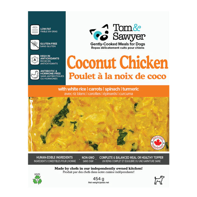 Tom&Sawyer Coconut Chicken Cooked Dog Food