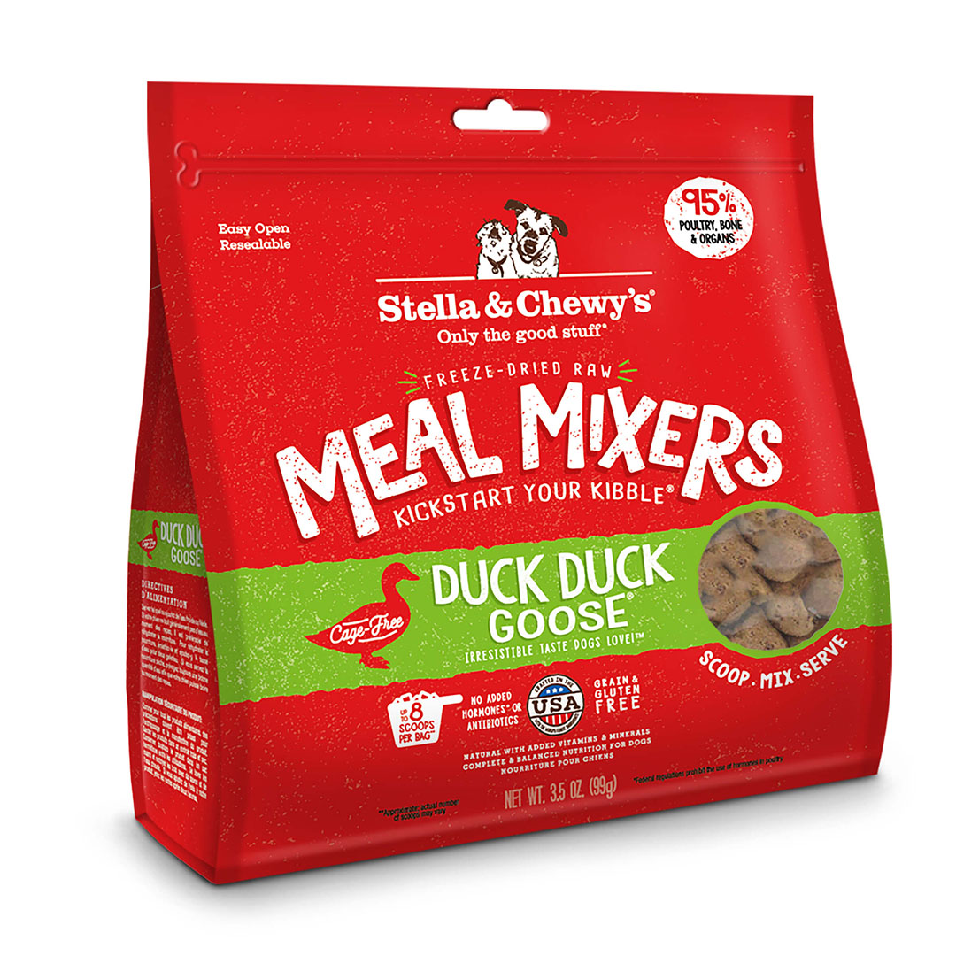 Stella & Chewy’s Duck Duck Goose Meal Mixers Dog Food Topper