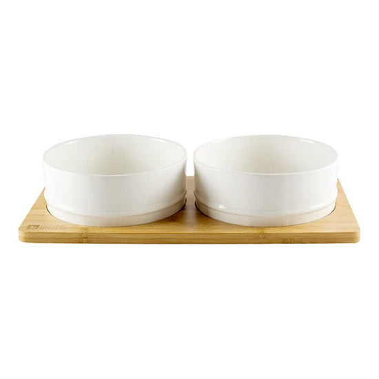 BeOneBreed Bamboo Bowls for Dogs & Cats