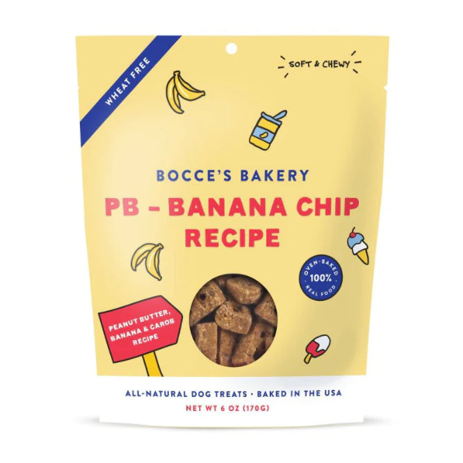 Bocce's Bakery PB-Banana Chip Dog Treats