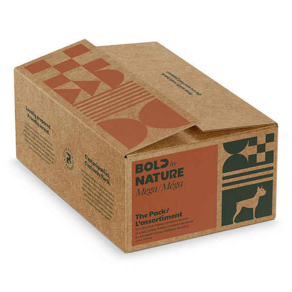Bold by Nature Mega The Pack: Non-Chicken Variety Raw Dog Food