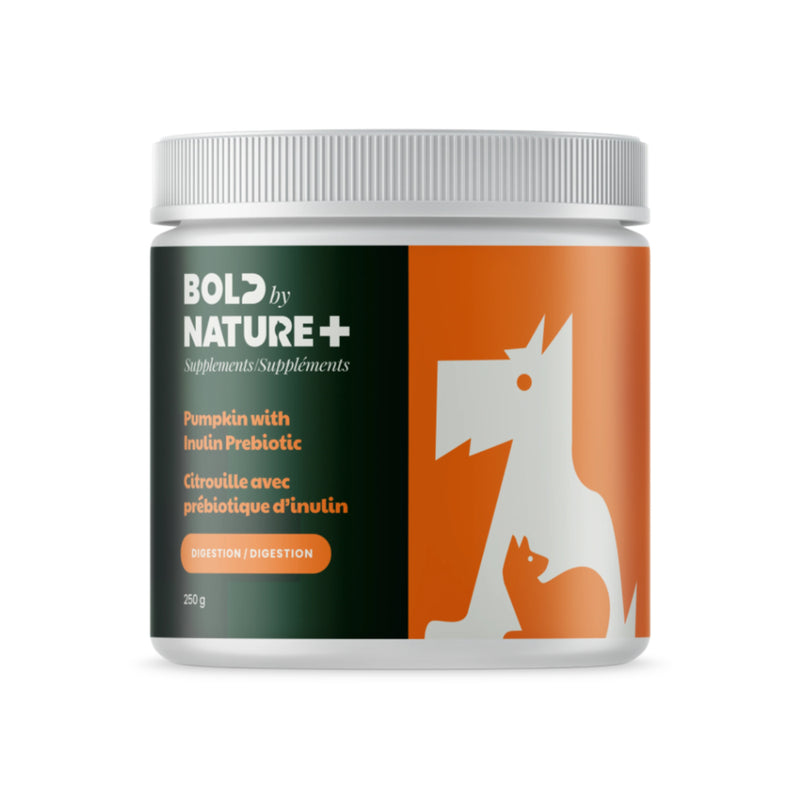 Bold by Nature Pumpkin with Inulin Prebiotic for Dogs & Cats