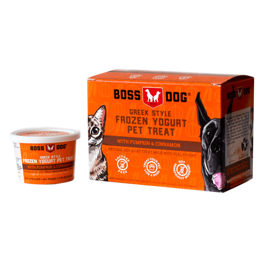 Boss Dog Pumpkin & Cinnamon Yogurt Dog & Cat Treats