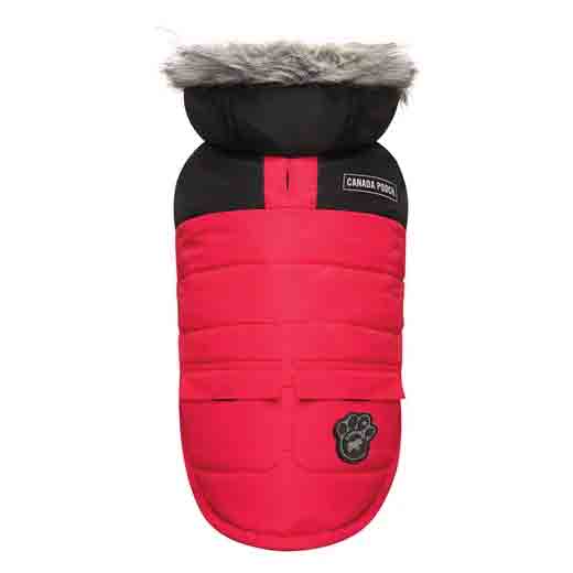 Canada Pooch Red True North Parka for Dogs | FINAL SALE