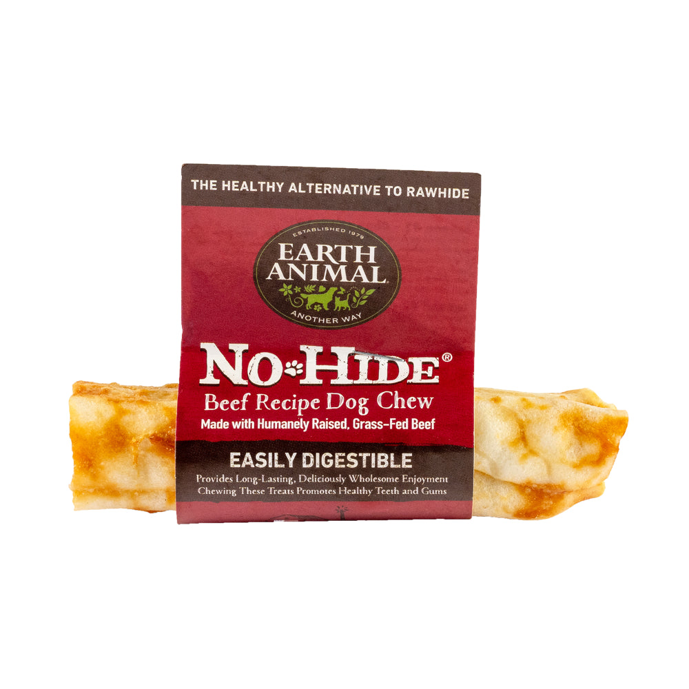 Earth Animal 4" Beef No-Hide Chews for Dogs