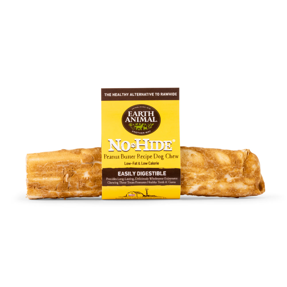 Earth Animal 4" Peanut Butter No-Hide Chews for Dogs