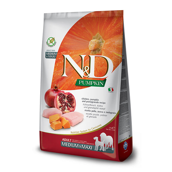Farmina N&D Pumpkin Chicken & Pomegranate Med/Maxi Dog Food