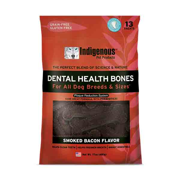 Indigenous Bacon Dental Health Bones Dog Treats