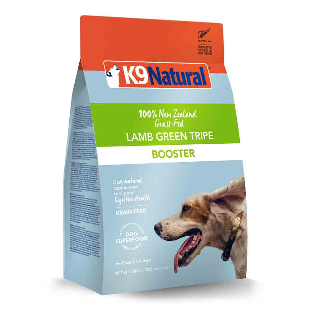 K9 Natural Lamb Green Tripe Freeze-Dried Booster Dog Food Topper