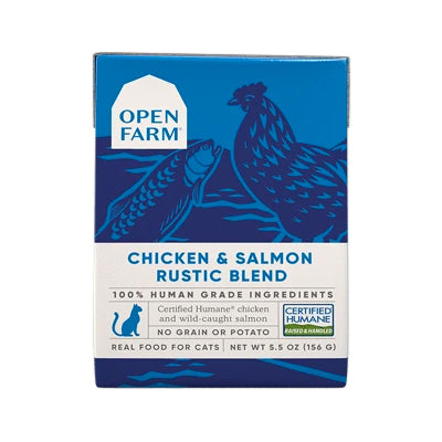 Open Farm Chicken & Salmon Rustic Blend Cat Wet Food