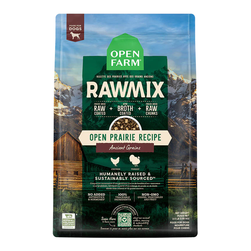 Open Farm Open Prairie & Ancient Grains RawMix Dog Food
