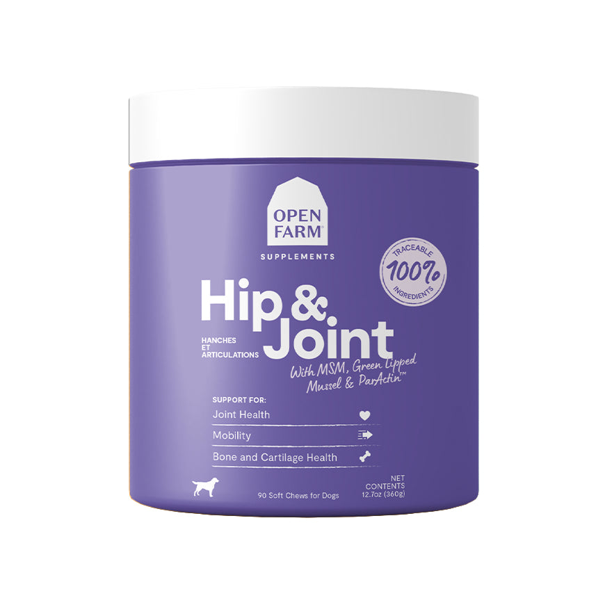 Open Farm Hip & Joint Supplement Chews for Dogs