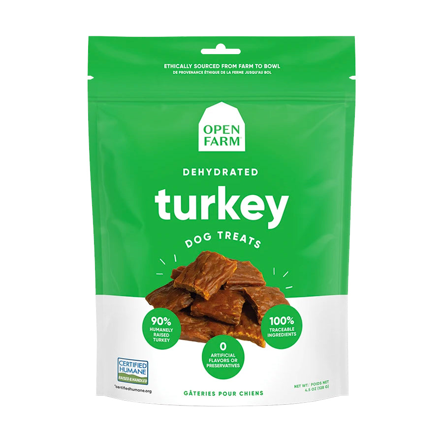 Open Farm Turkey Dehydrated Dog Treats