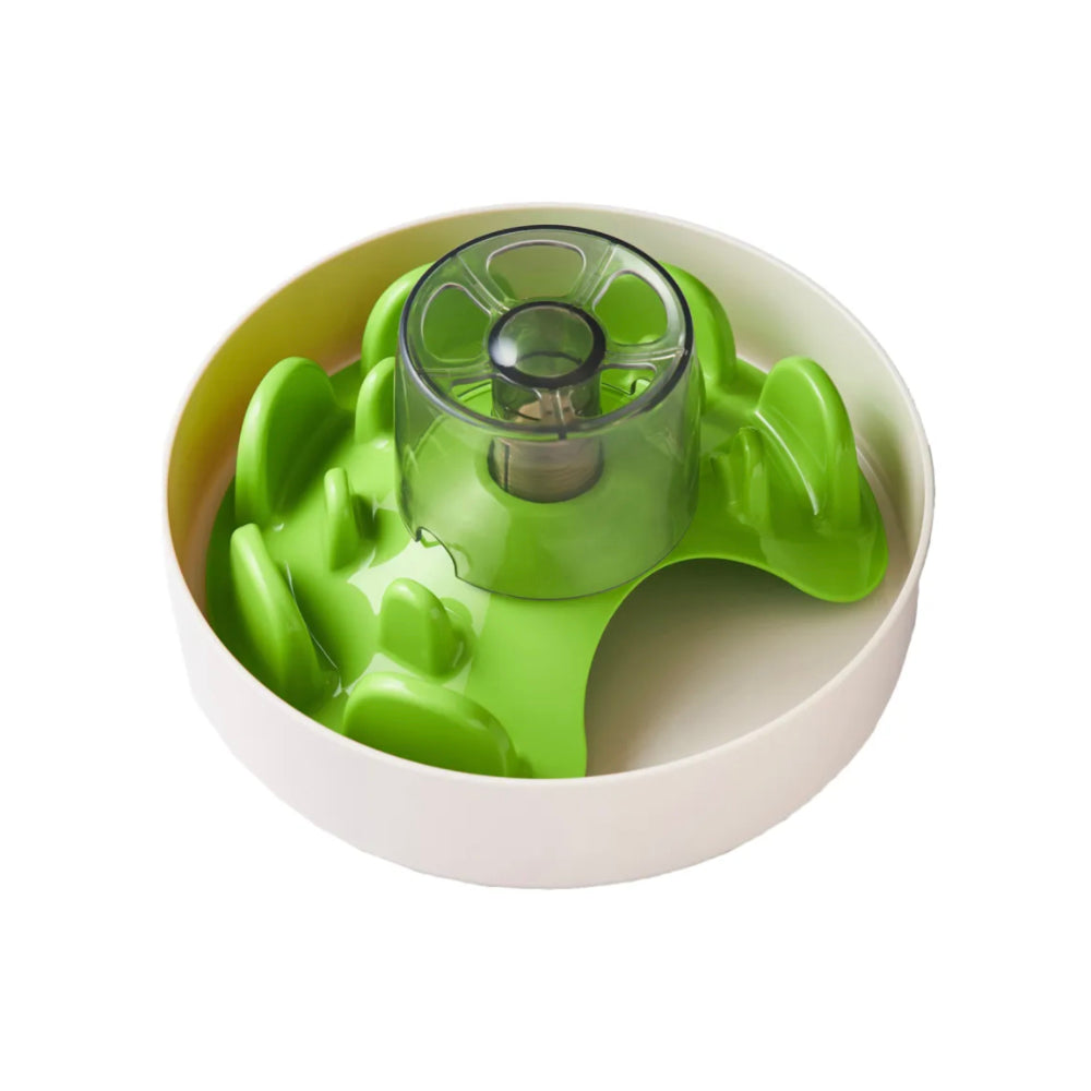 PetDreamHouse UFO Maze SPIN Interactive Slow Feeder Bowl for Dogs | FINAL SALE