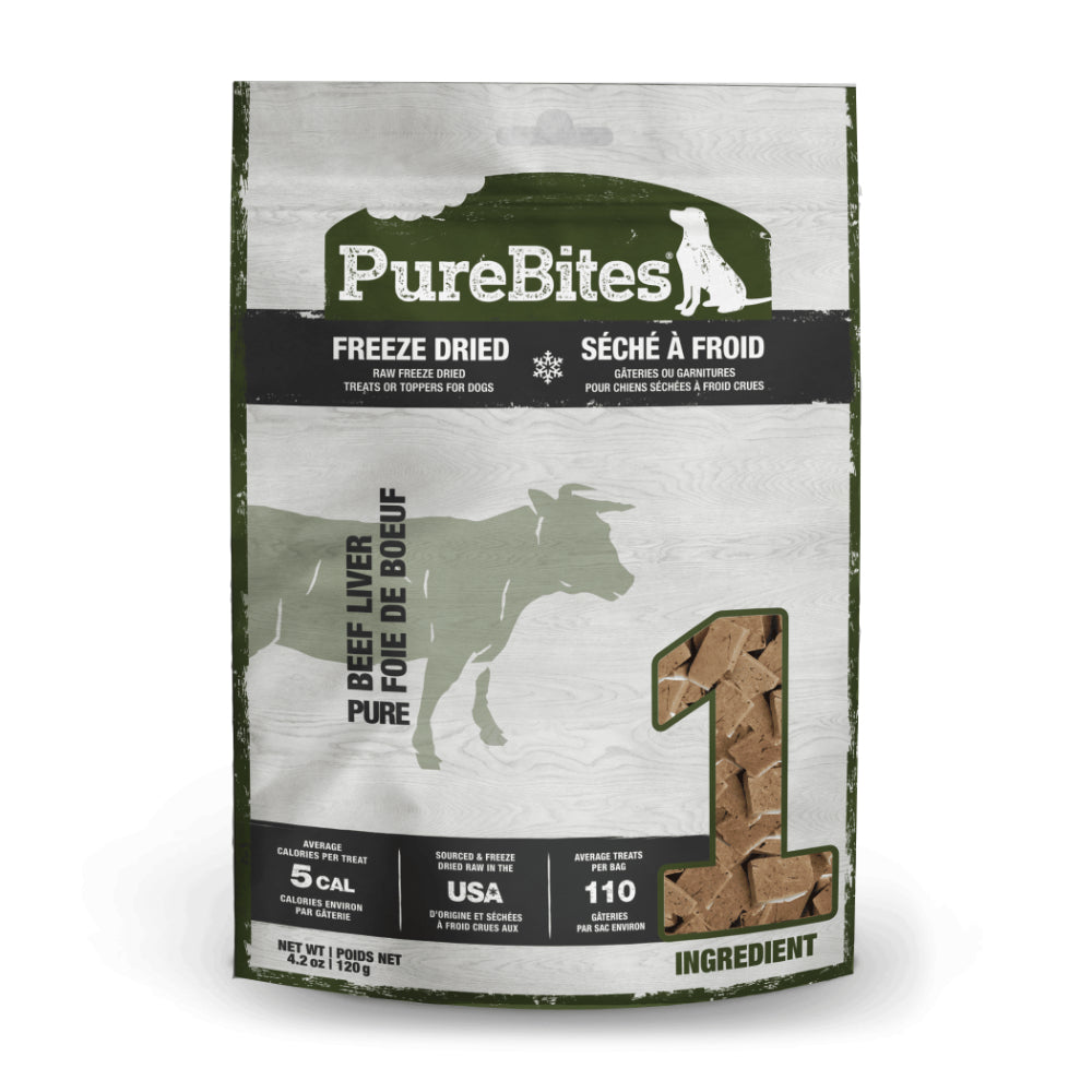 PureBites Beef Liver Freeze-Dried Dog Treats