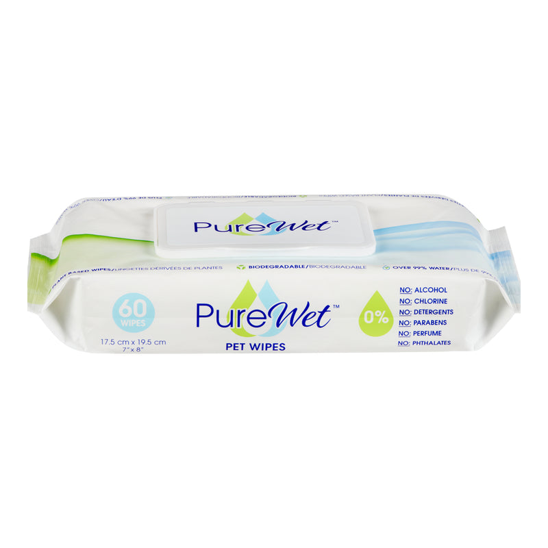 PureWet 60 Biodegradable Wipes