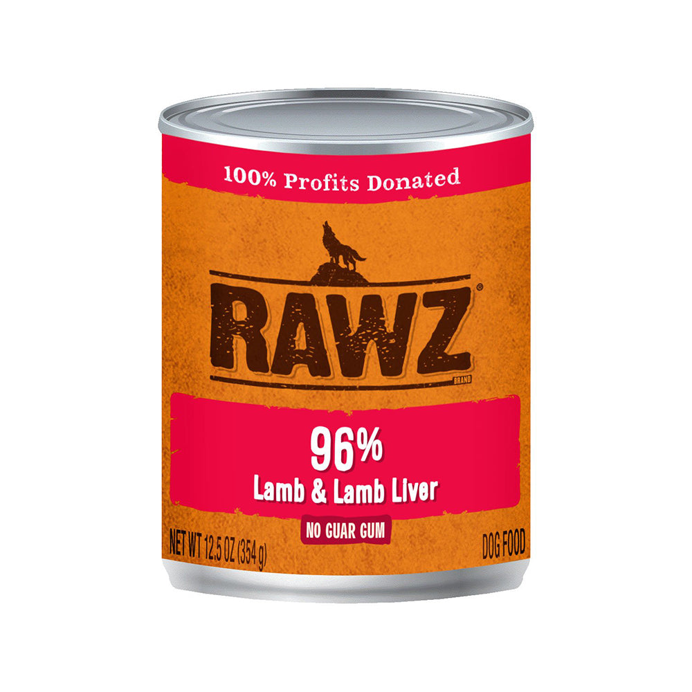 RAWZ 96% Lamb & Lamb Liver Dog Wet Food