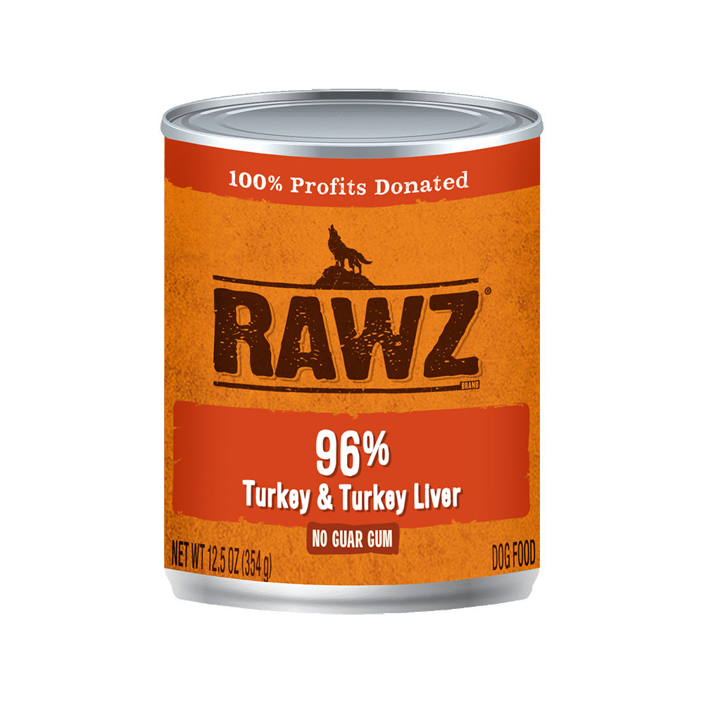 RAWZ 96% Turkey & Turkey Liver Dog Wet Food