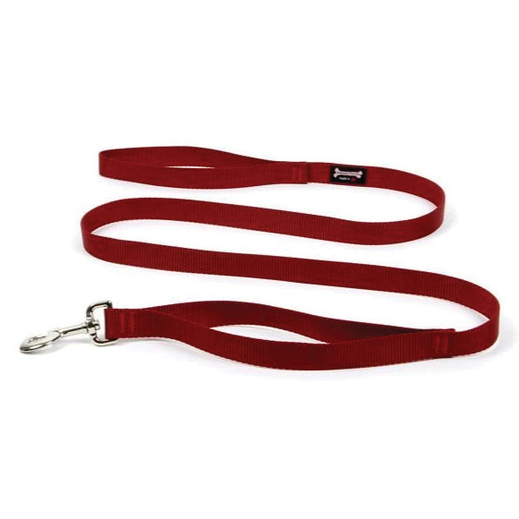 Smoochy Poochy Red Nylon Leash for Dogs