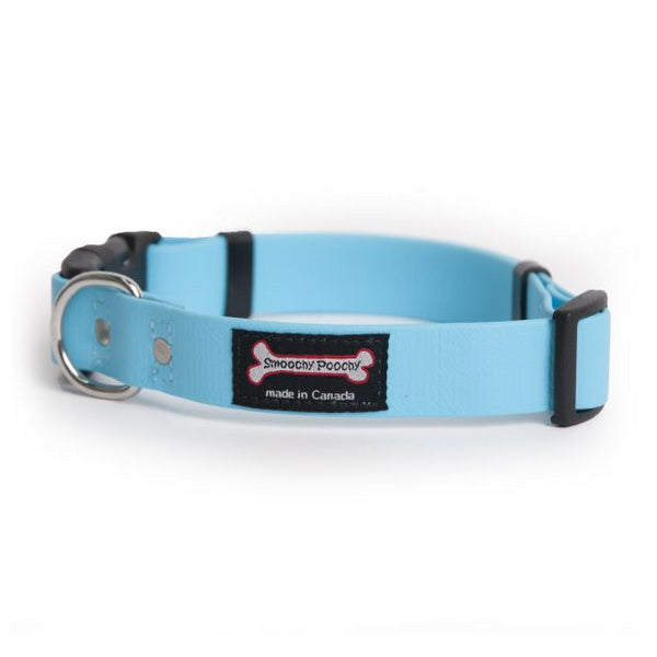 Smoochy Poochy Turquoise Polyvinyl Collar for Dogs