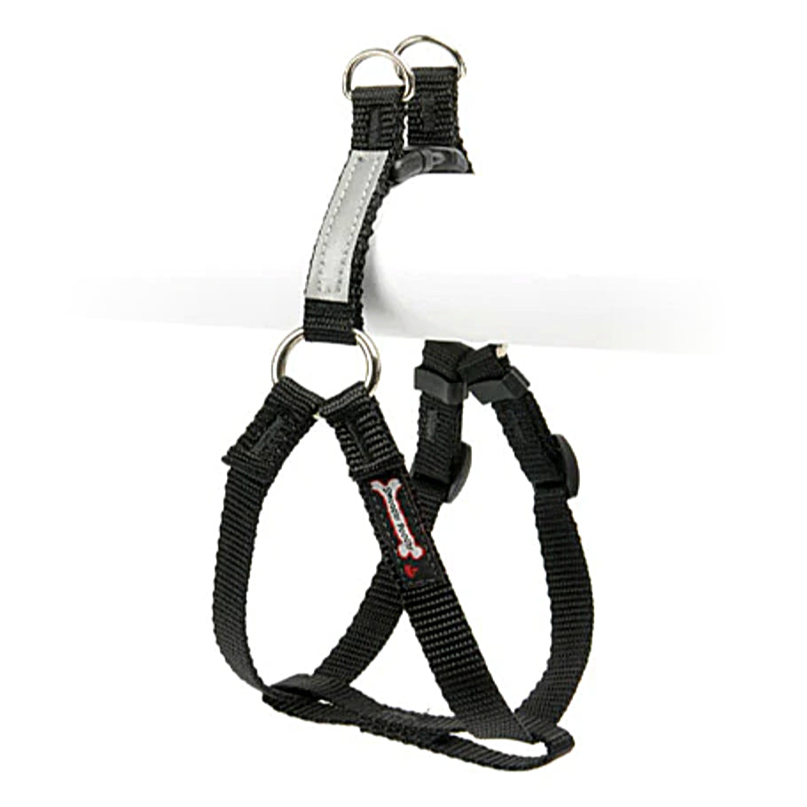 Smoochy Poochy Black Step-In Harness for Dogs