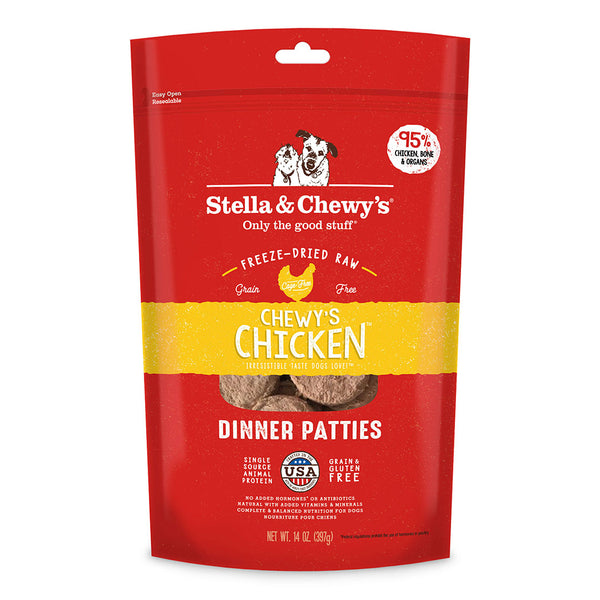 Stella & Chewy’s Chicken Freeze-Dried Raw Dinner Patties Dog Food
