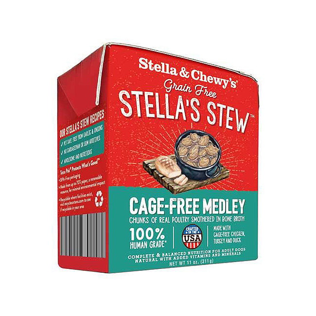 Stella & Chewy's Cage-Free Medley Stew Dog Wet Food