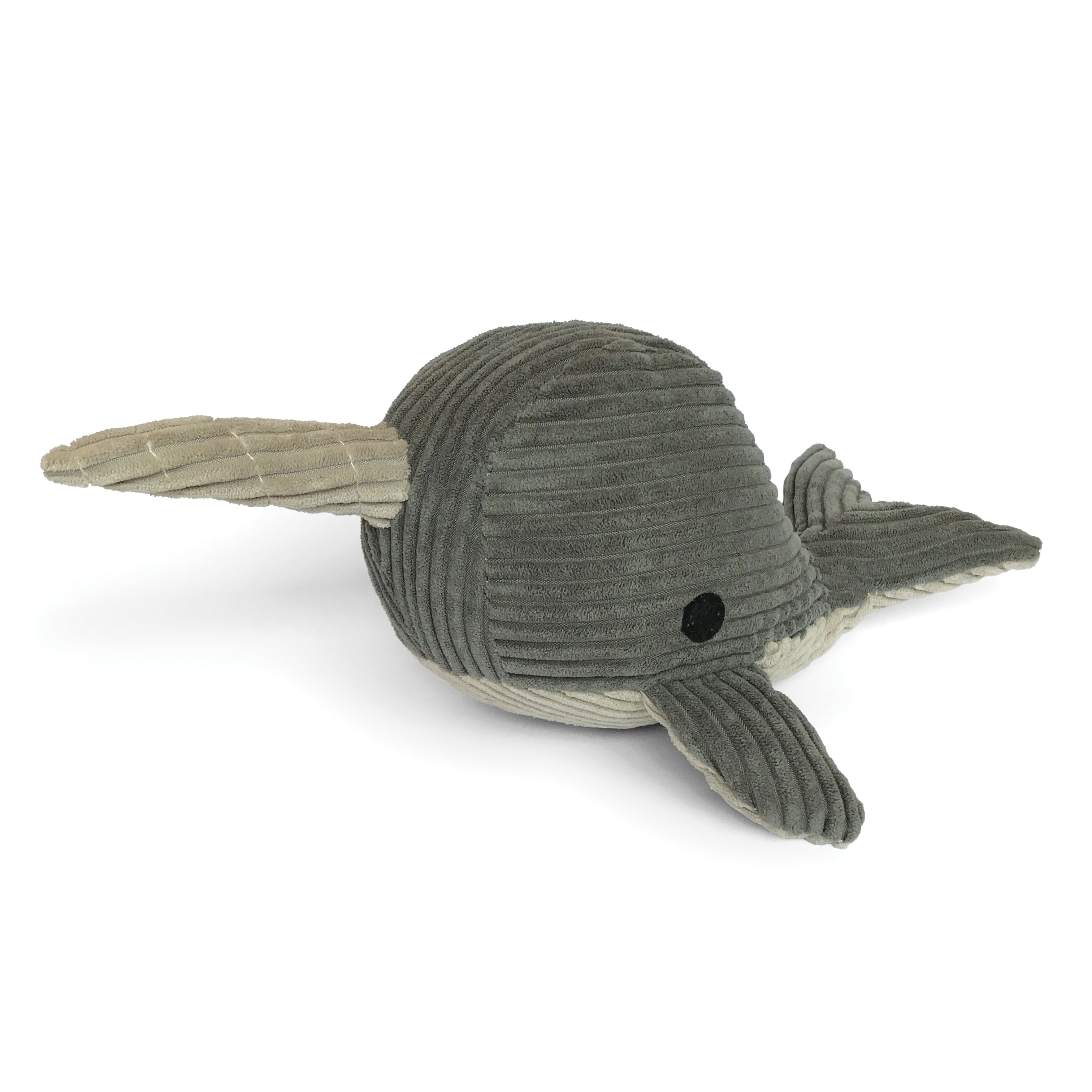 Timmie Arctic Narwhal Corduroy Dog Toy