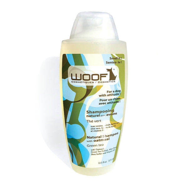 Woof Cosmetics Green Tea and Shea Butter Shampoo for Dogs