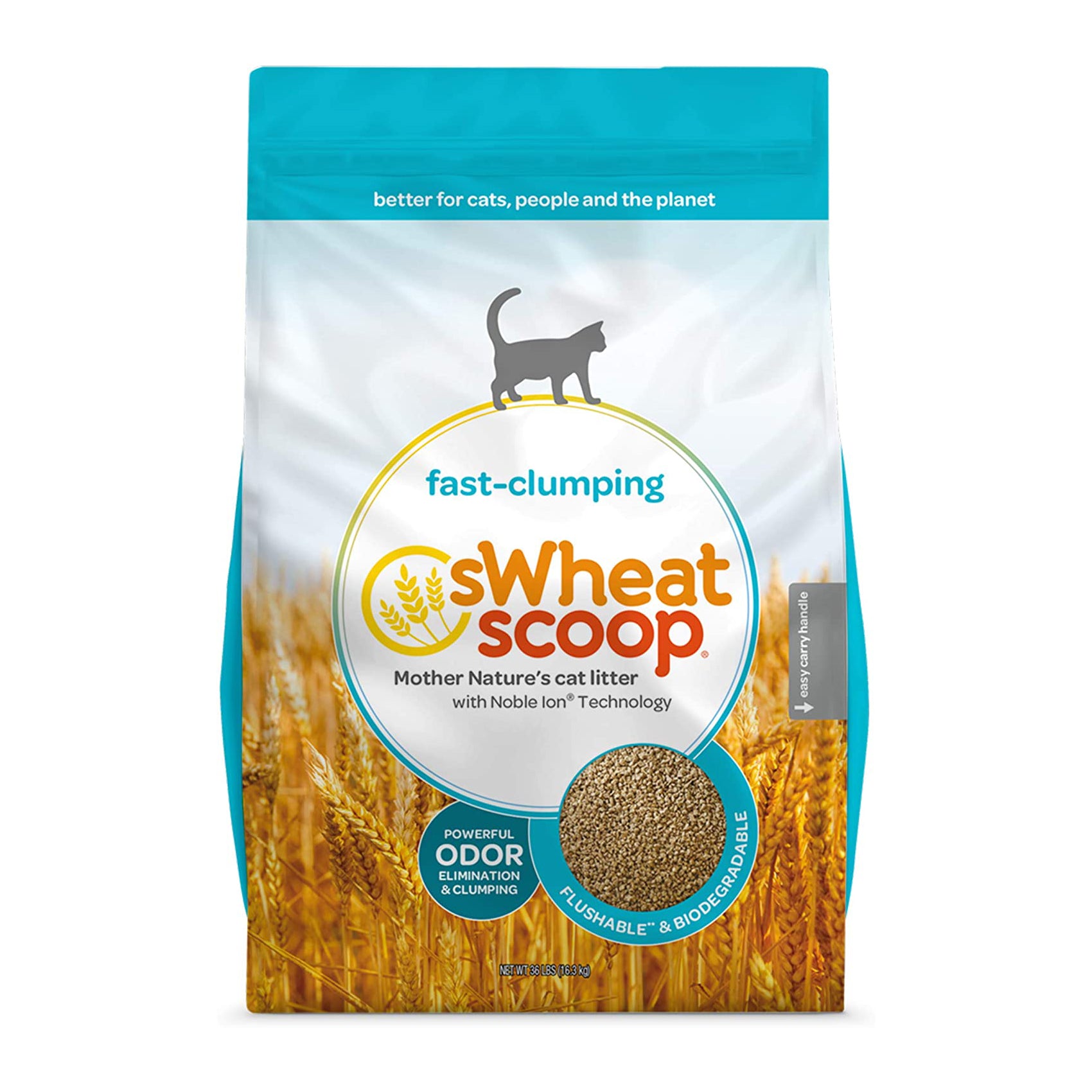sWheat Scoop Fast-Clumping Cat Litter